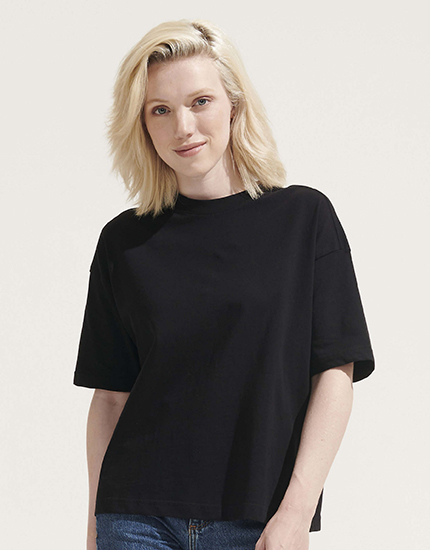 CAMISETA BOXY MUJER