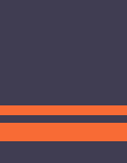 FRENCH NAVY/NEON ORANGE