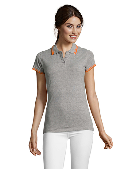 HEATHER GREY/ORANGE