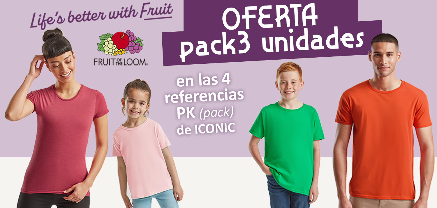 OFERTA PACK 3 unds. EN TODA LA SERIE ICONIC 150